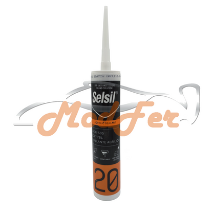 silicone acrilico bianco selsil sacr 505
