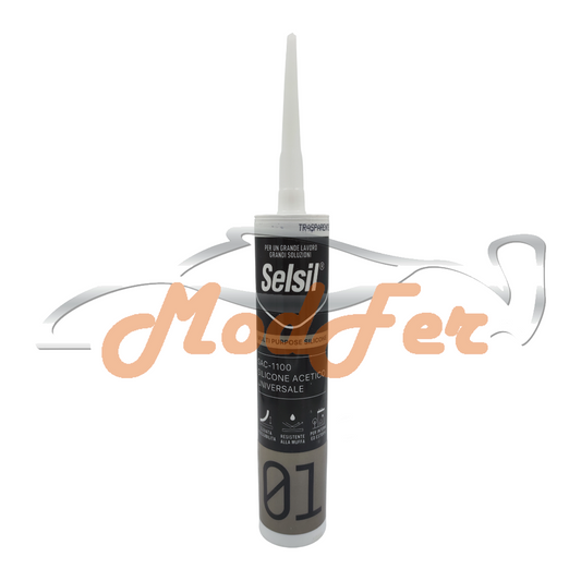 silicone universale trasparente sac 100 selsil 