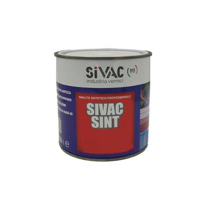Smalto giallo siena lucido sintetico SivacSint SiVAC 750 ml finitura plastica con effetto profondità resistente agli agenti atmosferici per ferro legno e PVC