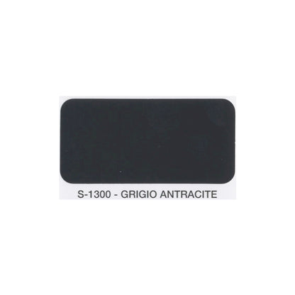 Campione tinta grigio antracite smalto lucido sintetico SivacSint SiVAC colore brillante per ferro legno muratura e PVC interni ed esterni