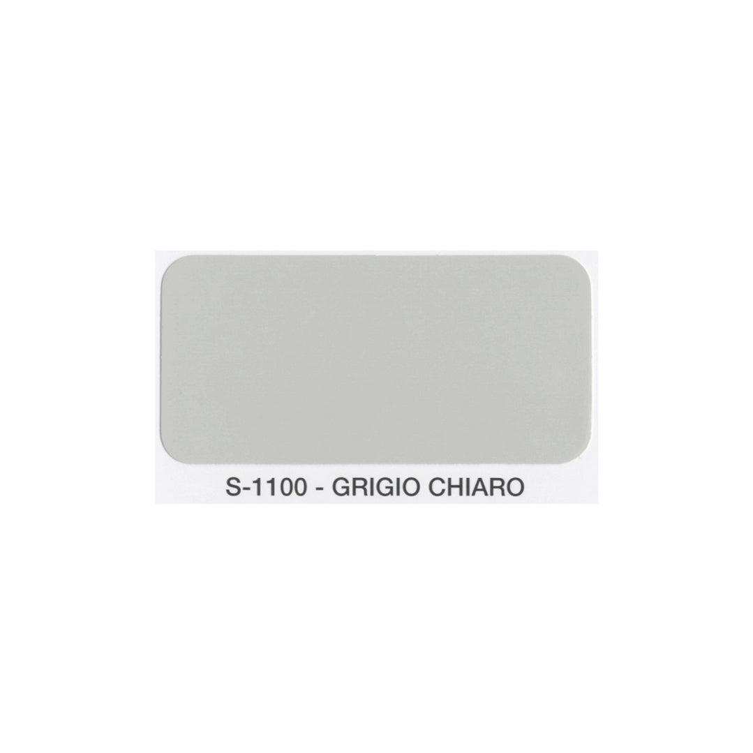 Campione tinta grigio chiaro smalto lucido sintetico SivacSint SiVAC colore brillante per ferro legno muratura e PVC interni ed esterni