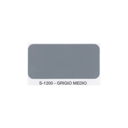 Campione tinta grigio medio smalto lucido sintetico SivacSint SiVAC colore brillante per ferro legno muratura e PVC interni ed esterni