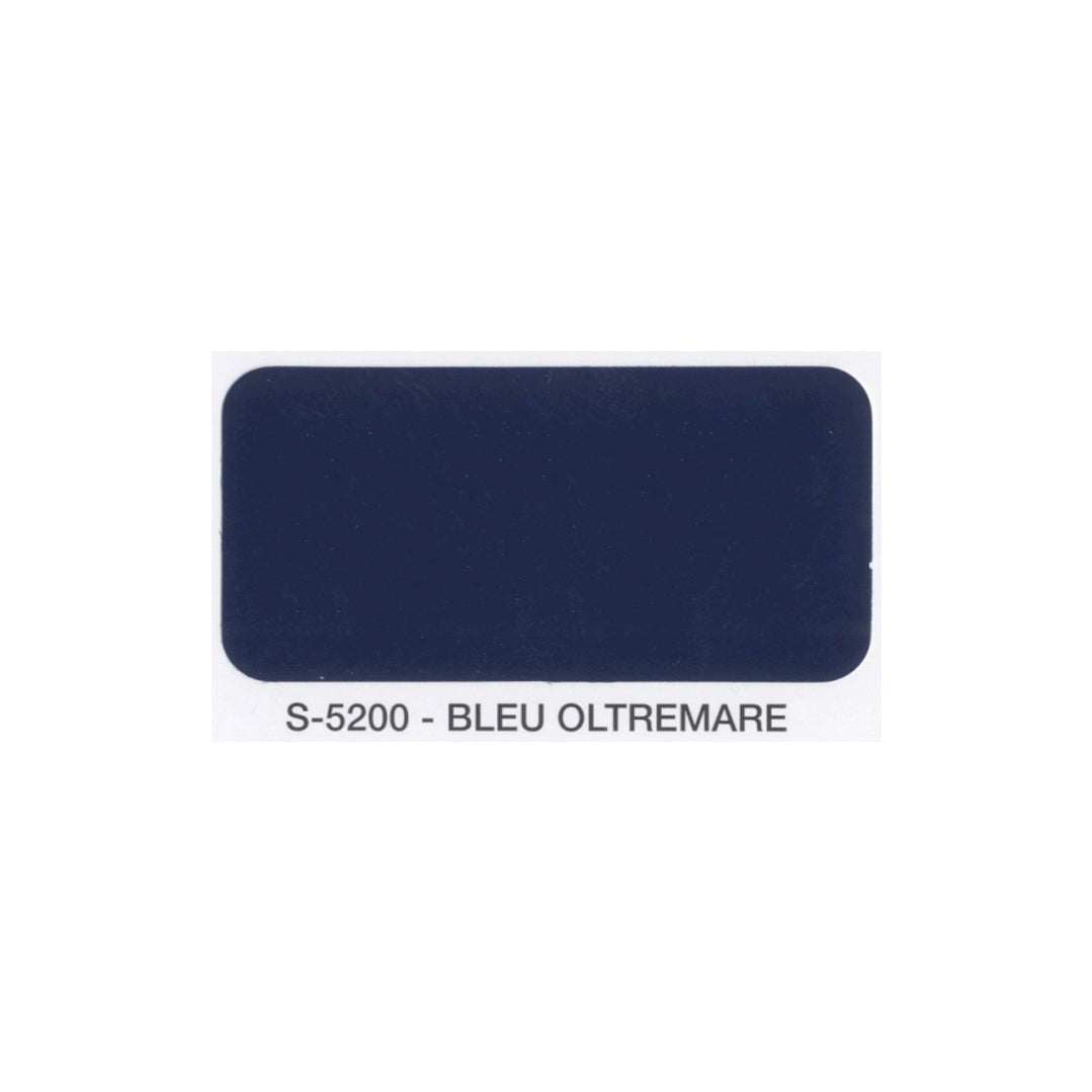 Campione colore blu oltremare lucido smalto sintetico SivacSint SiVAC finitura plastica con effetto profondità per ferro legno muratura e PVC