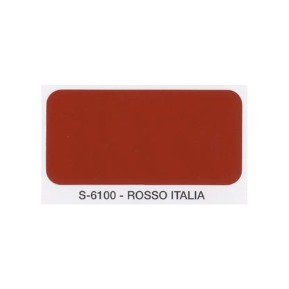 Campione colore rosso italia satinato smalto sintetico SivacSint SiVAC finitura plastica con effetto profondità per ferro legno muratura e PVC