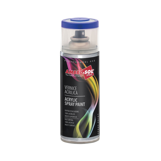Smalto spray Ambro-Sol blue segnale RAL 5005, vernice acrilica per metallo e superfici