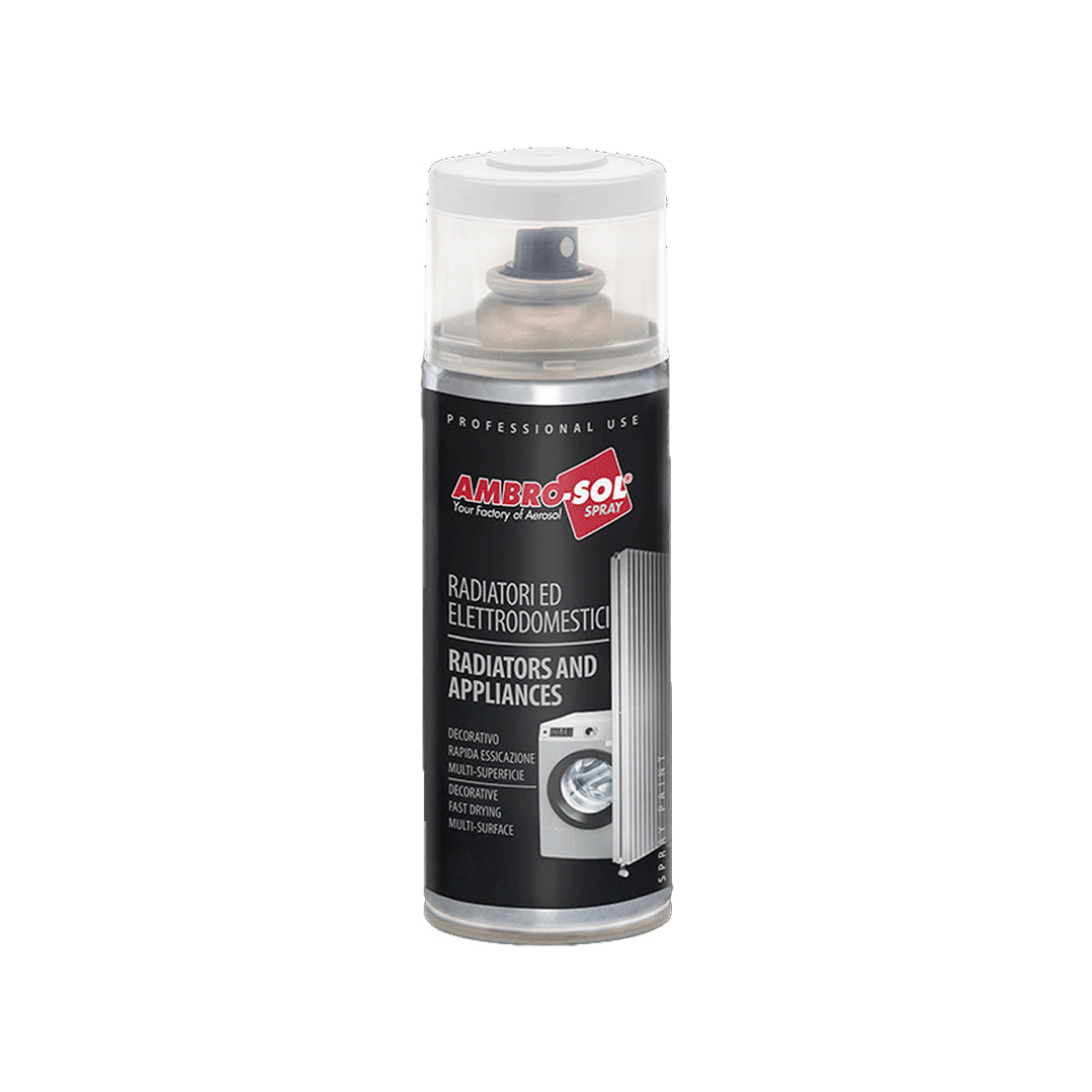 Bomboletta spray smalto acrilico 400ml per radiatori ed elettrodomestici V400PAST.2 - Ambro-Sol