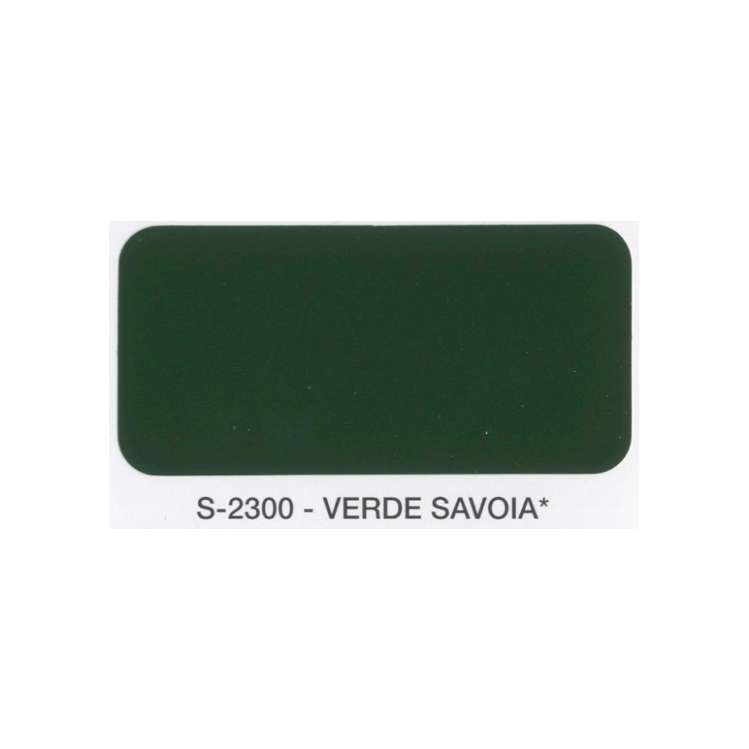Campione tinta verde savoia smalto lucido sintetico SivacSint SiVAC colore brillante per ferro legno muratura e PVC interni ed esterni