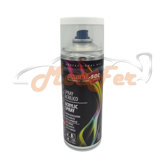 smalto spray ambrosol bianco satinato ral 9010