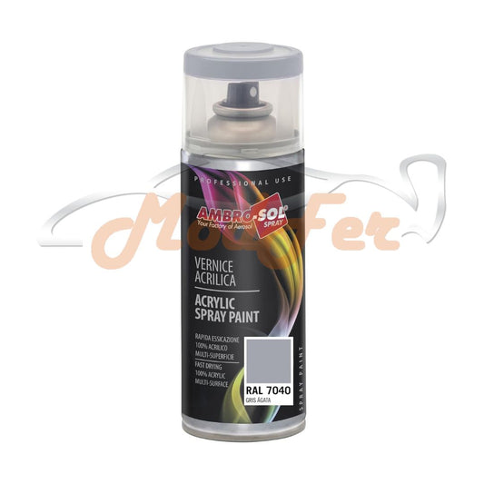 smalto spray ambrosol grigio finestra agata ral 7040