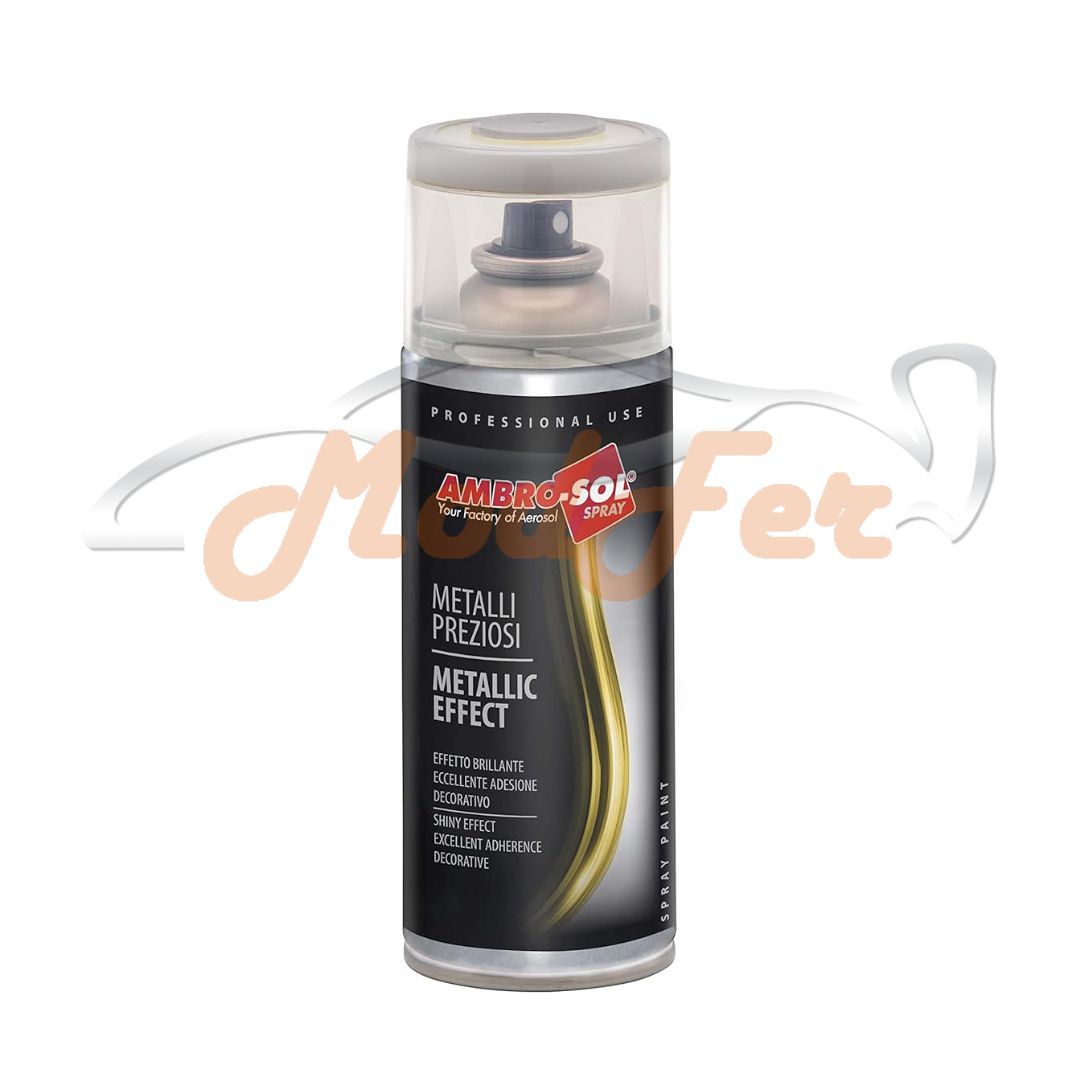 smalto spray ambrosol metalli preziosi argento metallizzato