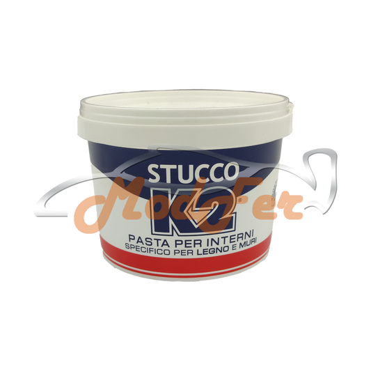 stucco k2 in pasta per interni specifico per legno e muri gr 500