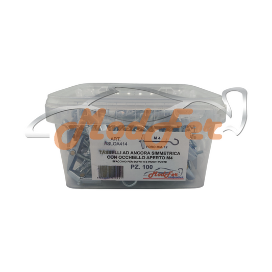 tasselli ad ancora simmetrica con occhiolo aperto m4