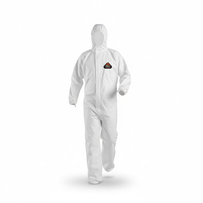 Tuta protettiva monouso in microporous bianco CAT III taglia XXL – Active Gear X551
