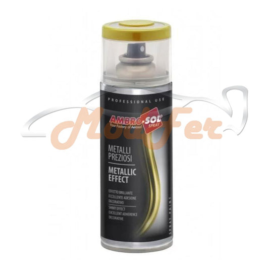 foto vernice acrilica spray chromo oro