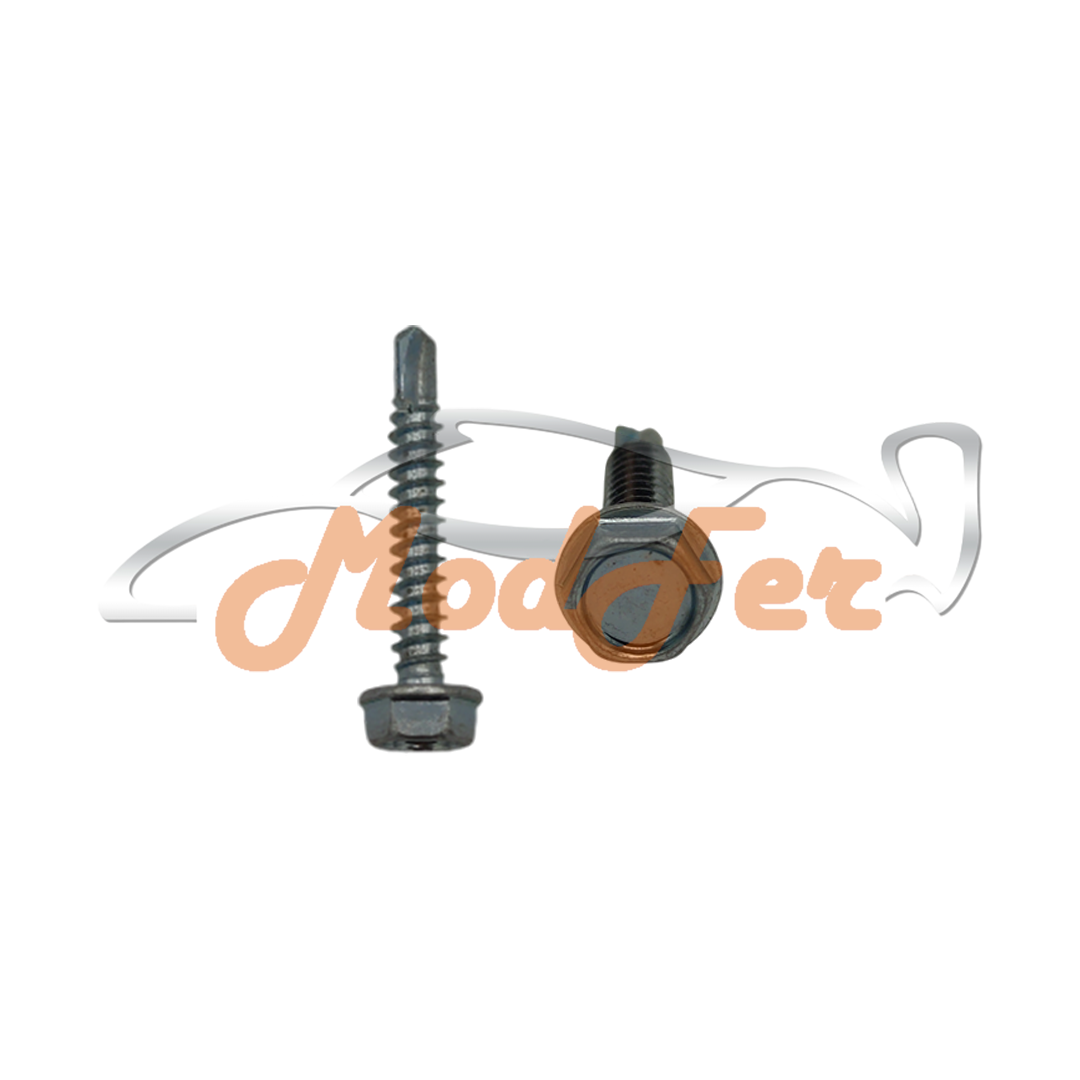 vite autoperforante testa esagonale con finta rondella 6,3x60