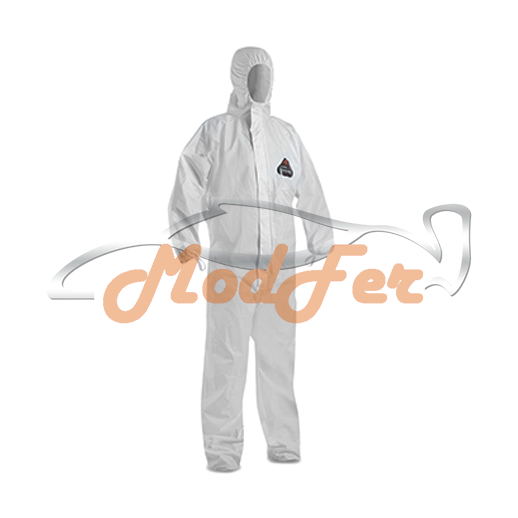 tuta protettiva per sicurezza sul lavoro in microporosa bianca x550 active gear 