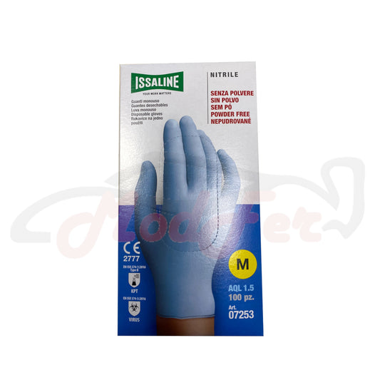 Guanti in Nitrile Monouso Azzurri (PZ. 100)