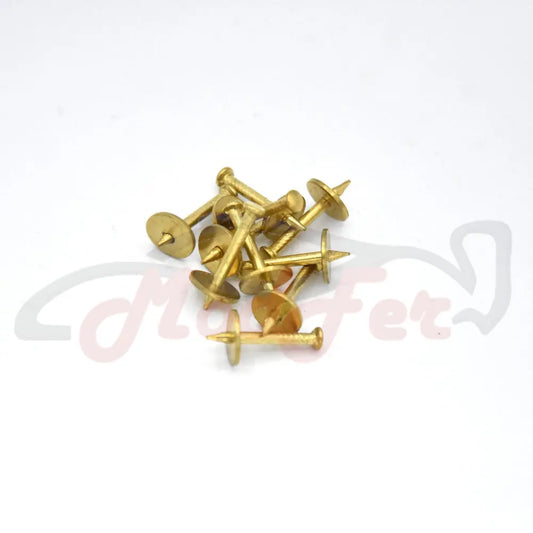 Chiodi appendiquadro ottonati con ranella - Blister 10pz - MODFER