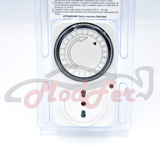Timer Meccanico Presa Elettrica 24h - MODFER