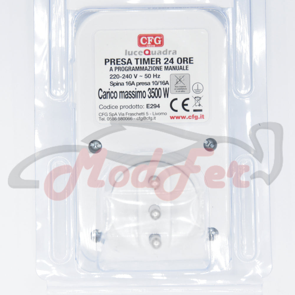 Timer Meccanico Presa Elettrica 24h - MODFER