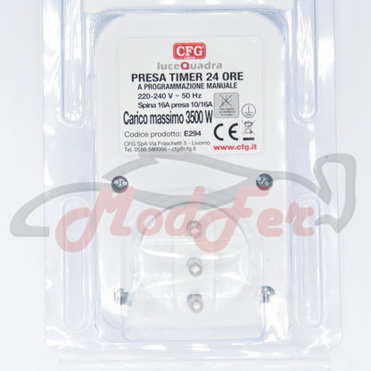 Timer Meccanico Presa Elettrica 24h - MODFER